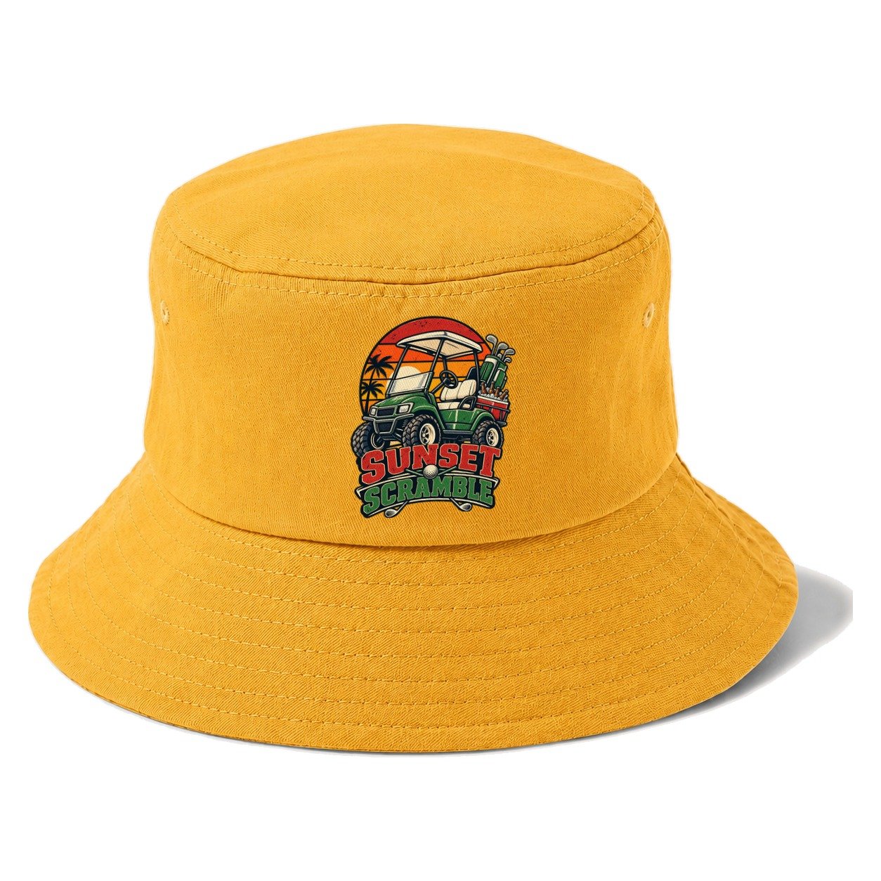 Sunset Scramble Golf Life Bucket Hat – Golden Harvest