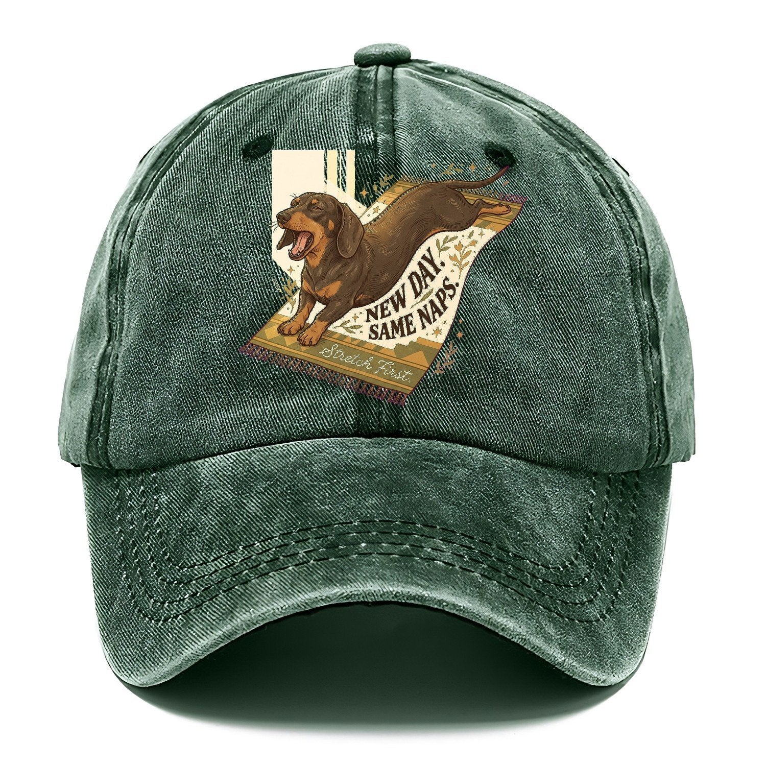 New Day Same Naps Classic Cap – Forest Mist