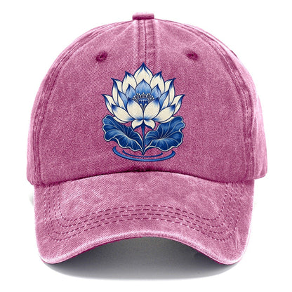 Lotus In Blue Quiet Wards Heritage Classic Cap – Dusty Rose