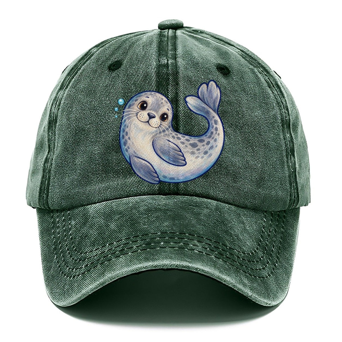 Seal Side Roll Sea Sprite Classic Cap – Forest Mist
