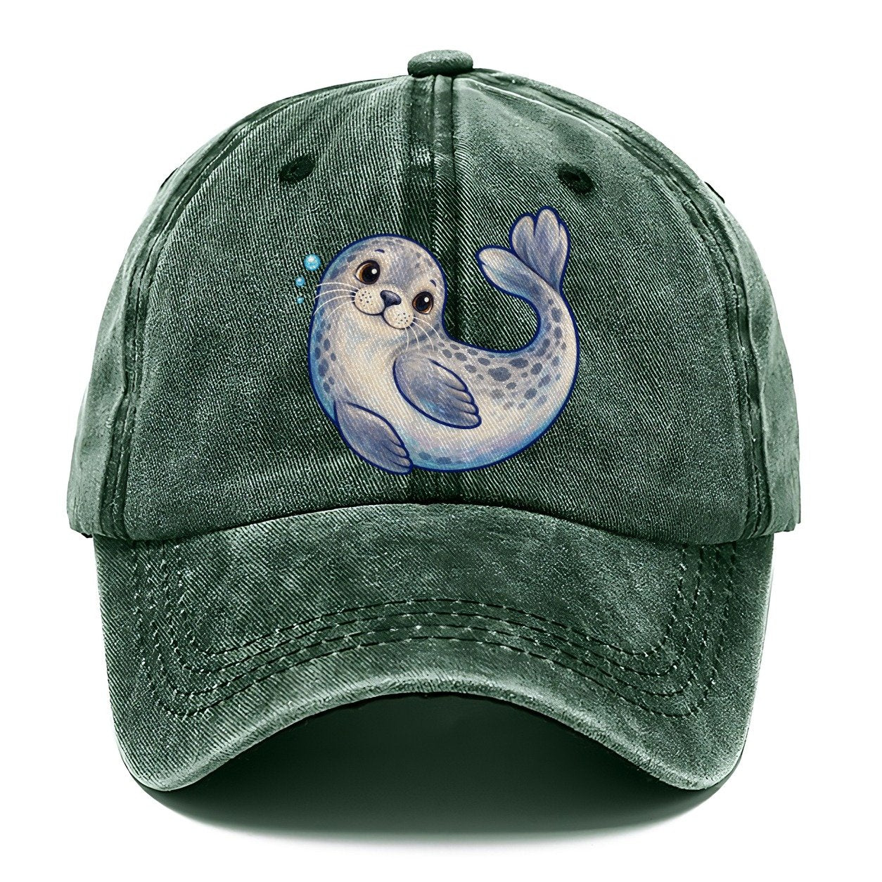 Seal Side Roll Sea Sprite Classic Cap – Forest Mist