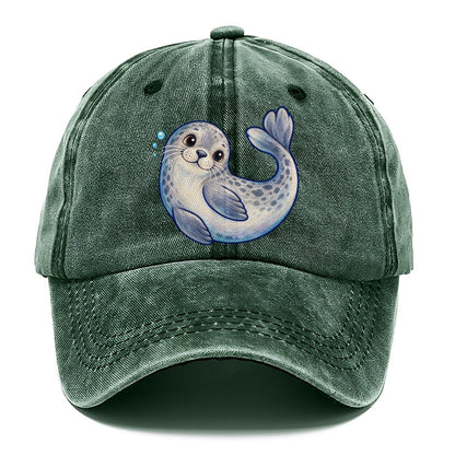 Seal Side Roll Sea Sprite Classic Cap – Forest Mist