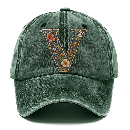 Wildflower V Monogram Classic Cap – Forest Mist