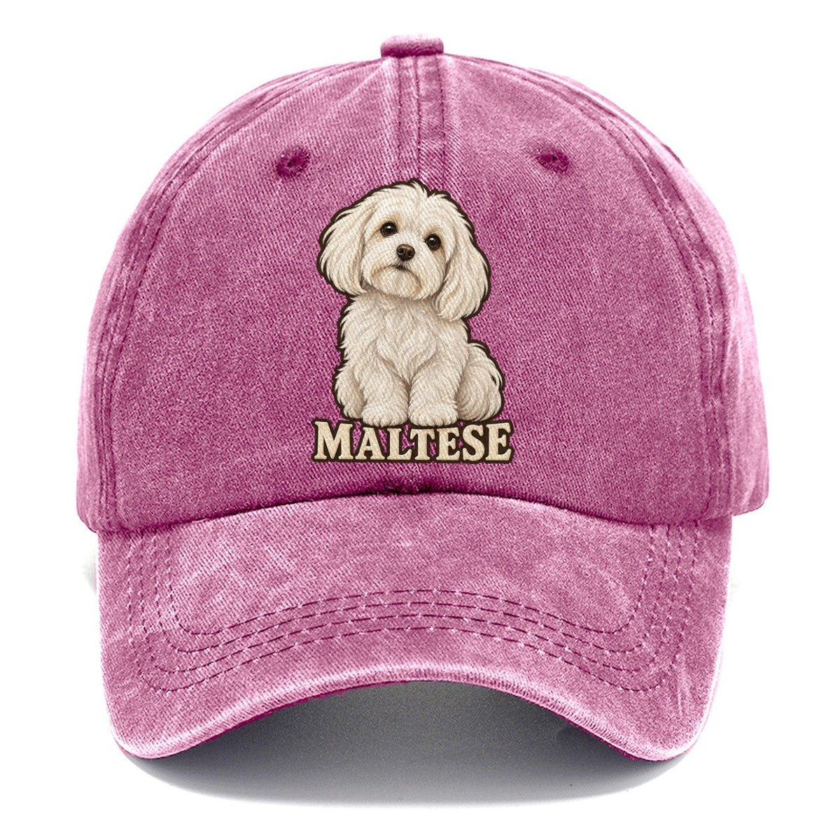 Maltese Name Line Fan Favorites Classic Cap – Dusty Rose