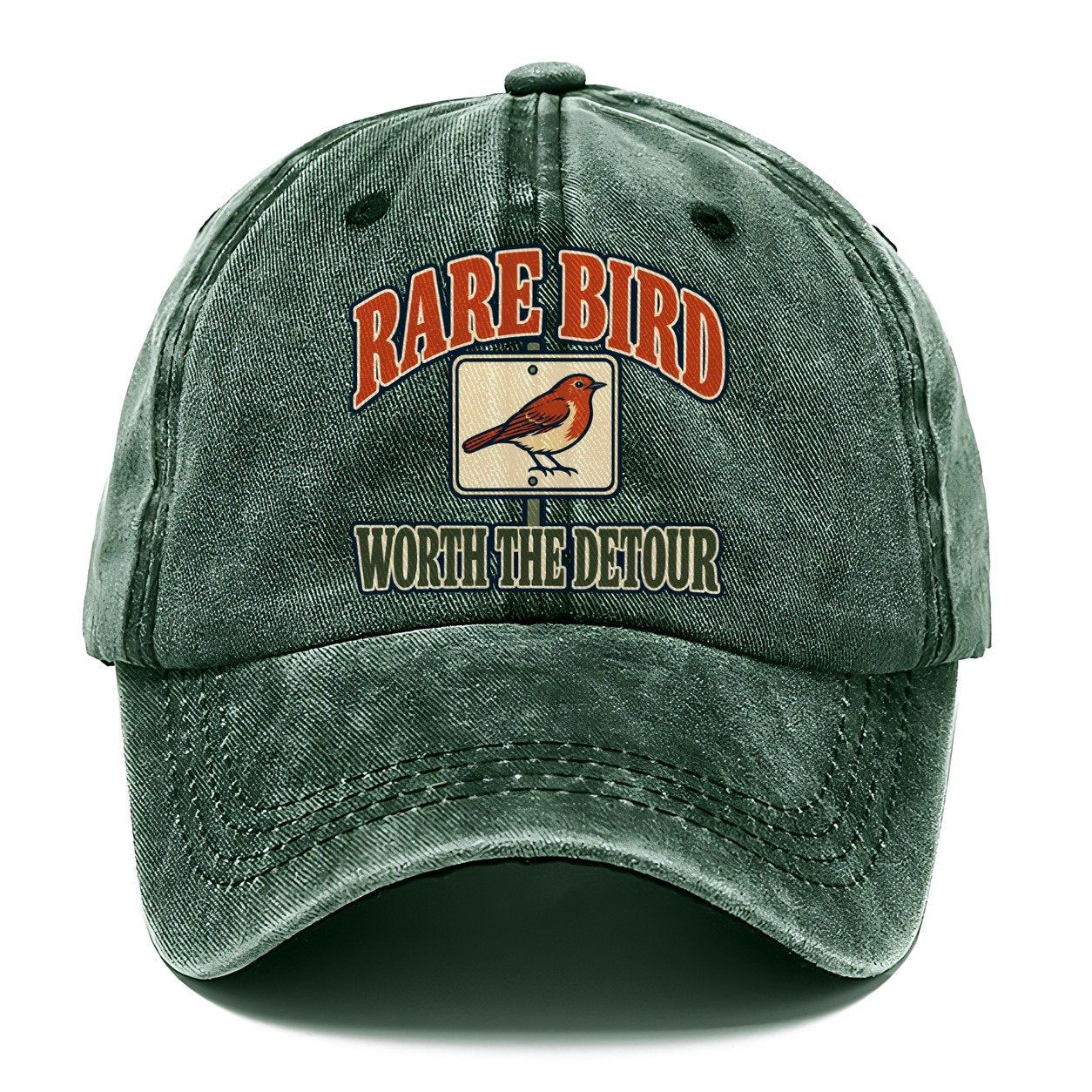 Rare Bird Worth The Detour Birdwatching Classic Cap – Forest Mist