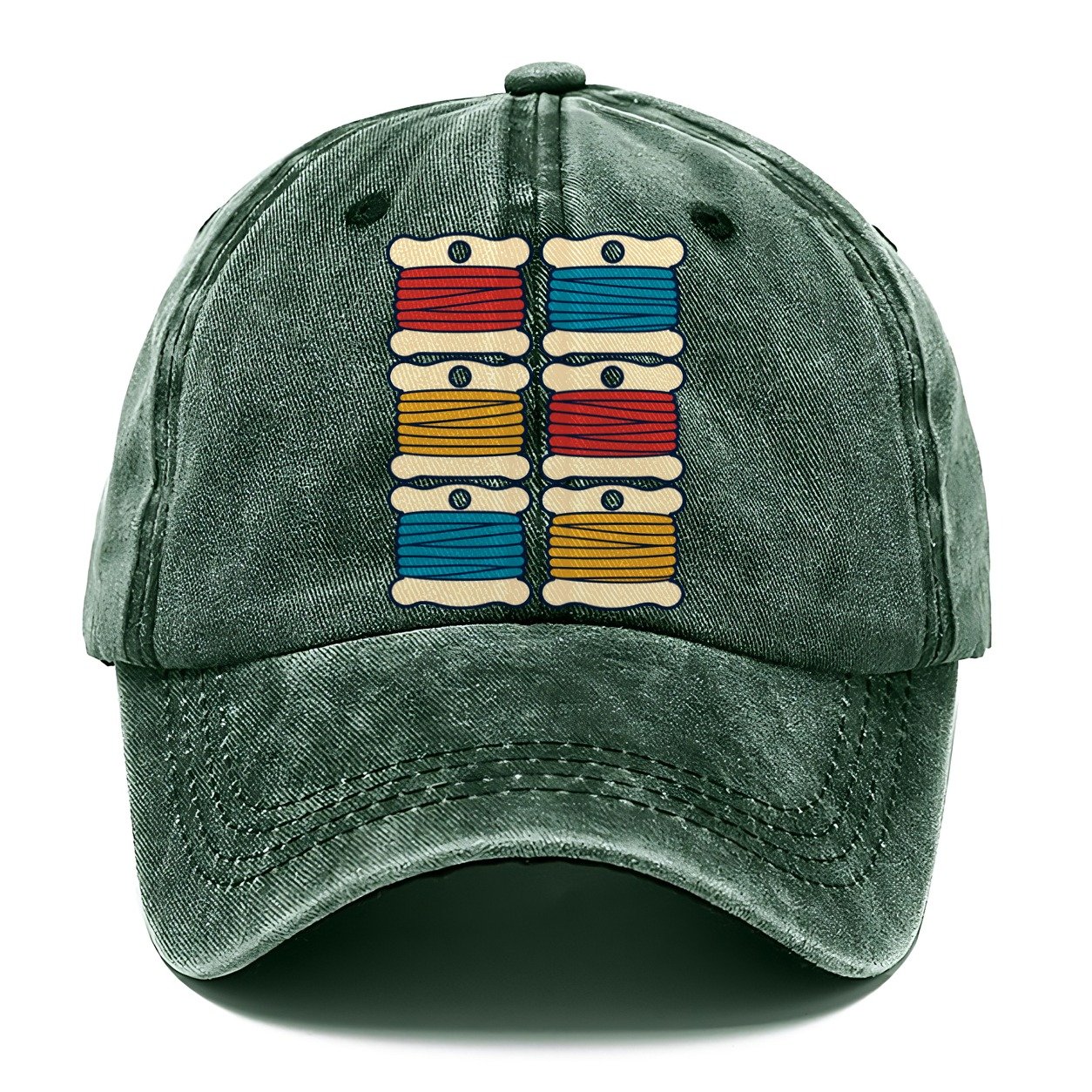 Floss Bobbin Block And Needlework Classic Cap – Forest Mist