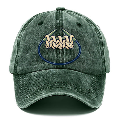 Circular Needle Loop Yarn Crafts Classic Cap – Forest Mist