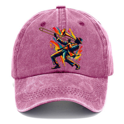 Slide Trombone Player Classic Cap – Dusty Rose