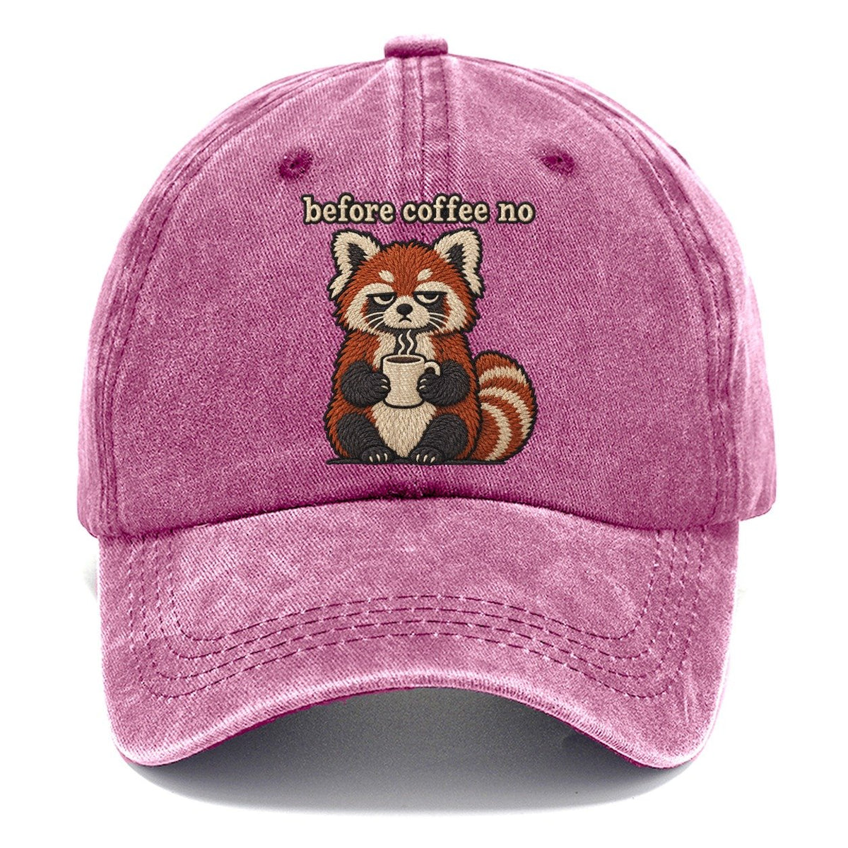 Before Coffee No Strongly Worded Classic Cap – Dusty Rose