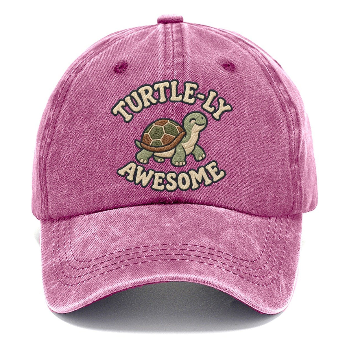 Turtle Animal Puns Classic Cap – Dusty Rose