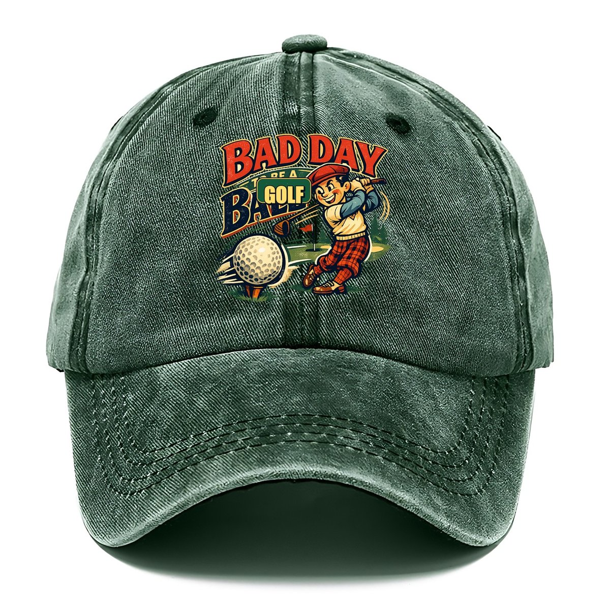 Bad Day To Be A Golf Ball Classic Cap – Forest Mist