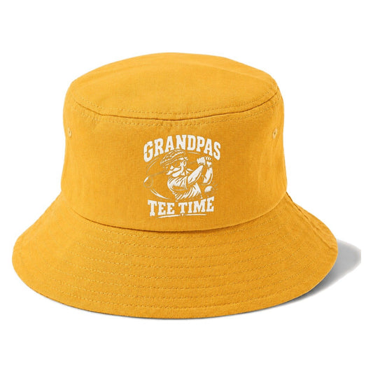 Grandpas Tee Time Golf Life Bucket Hat – Golden Harvest