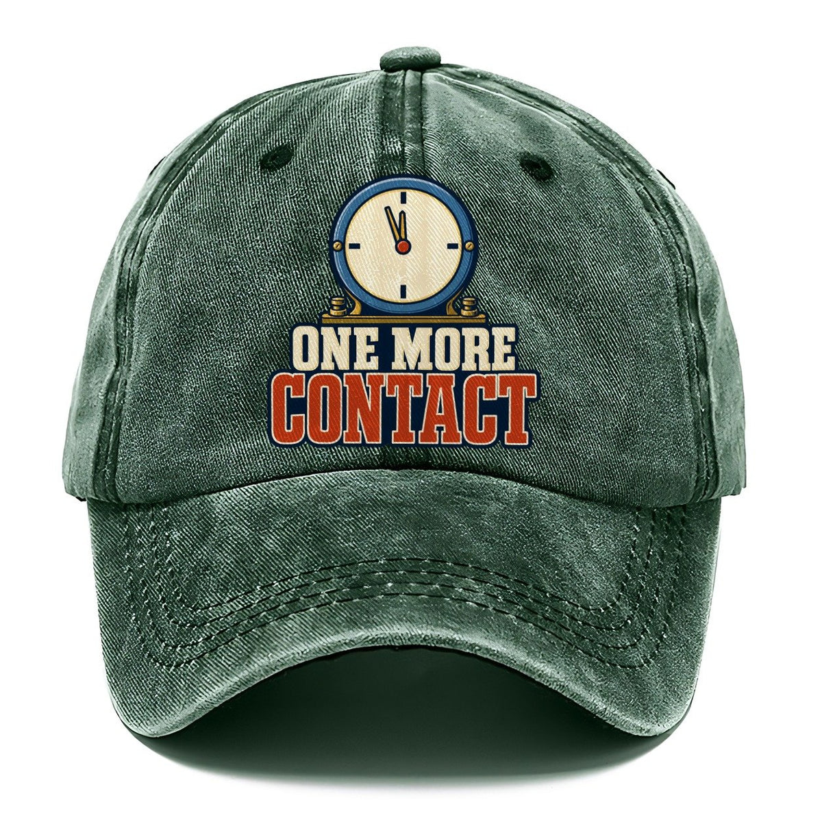 One More Contact Amateur Radio Classic Cap – Forest Mist