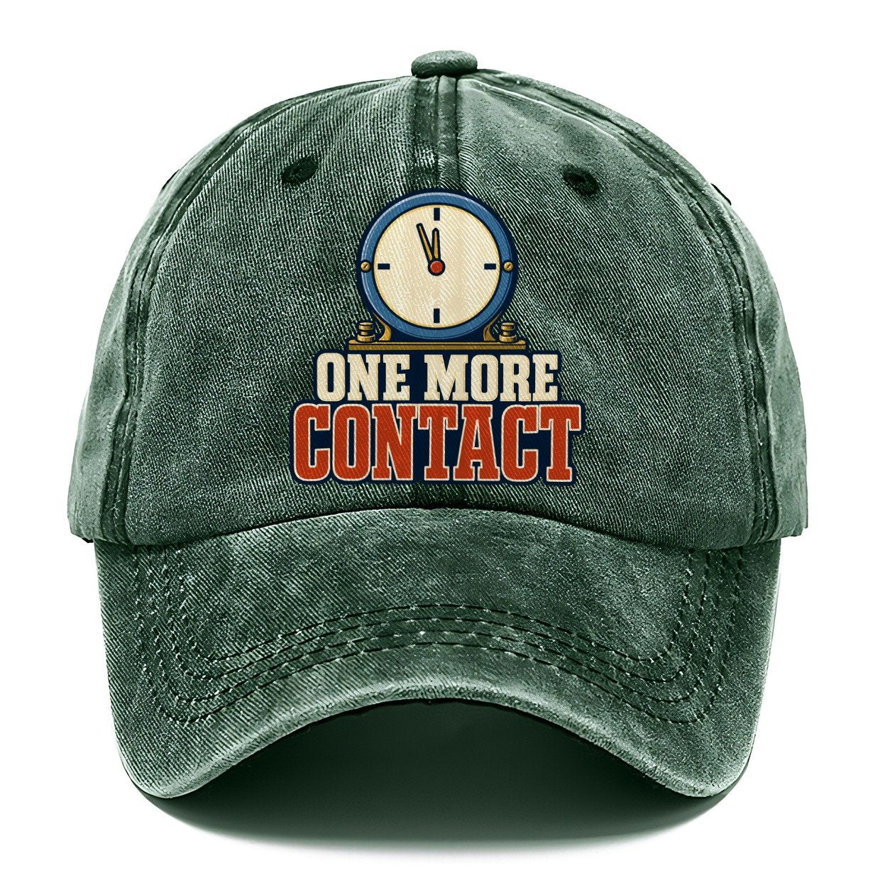One More Contact Amateur Radio Classic Cap – Forest Mist