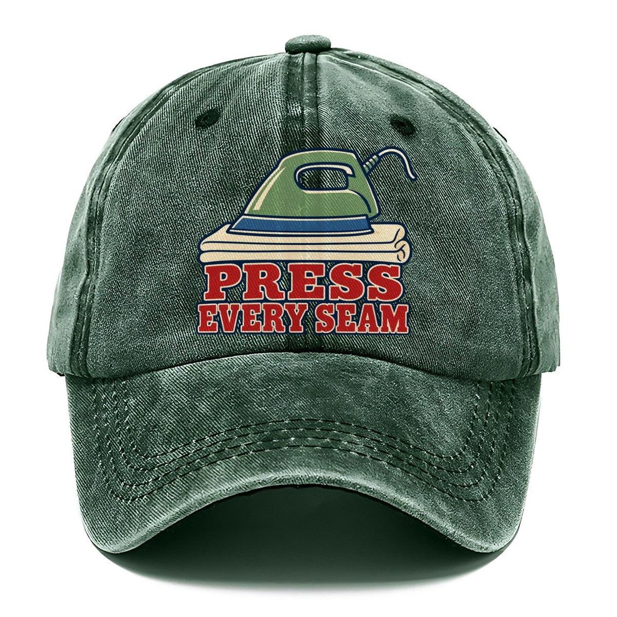 Press Every Seam Sewing And Quilting Classic Cap – Forest Mist