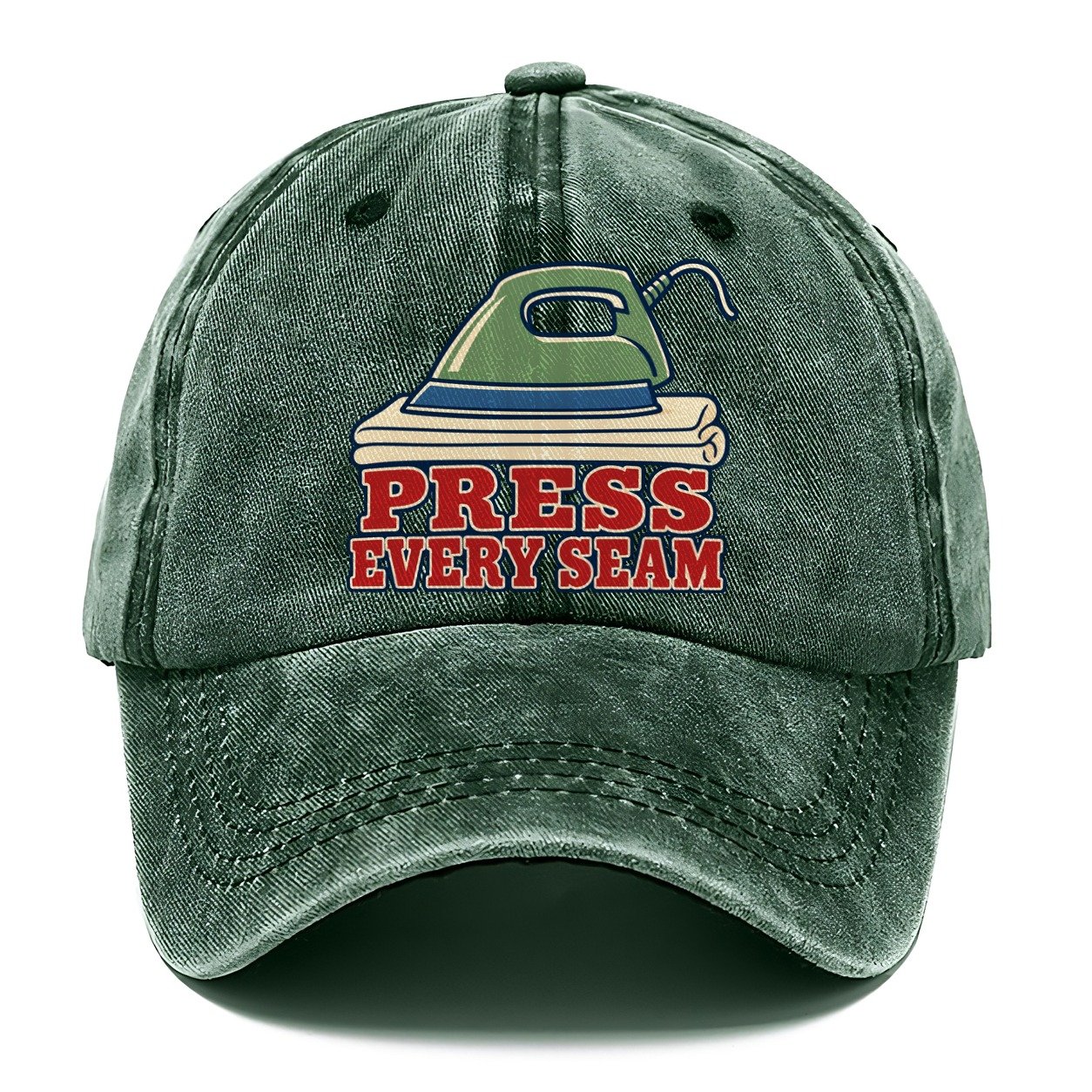Press Every Seam Sewing And Quilting Classic Cap – Forest Mist
