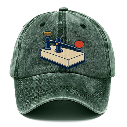 Straight Key Elevation Amateur Radio Classic Cap – Forest Mist
