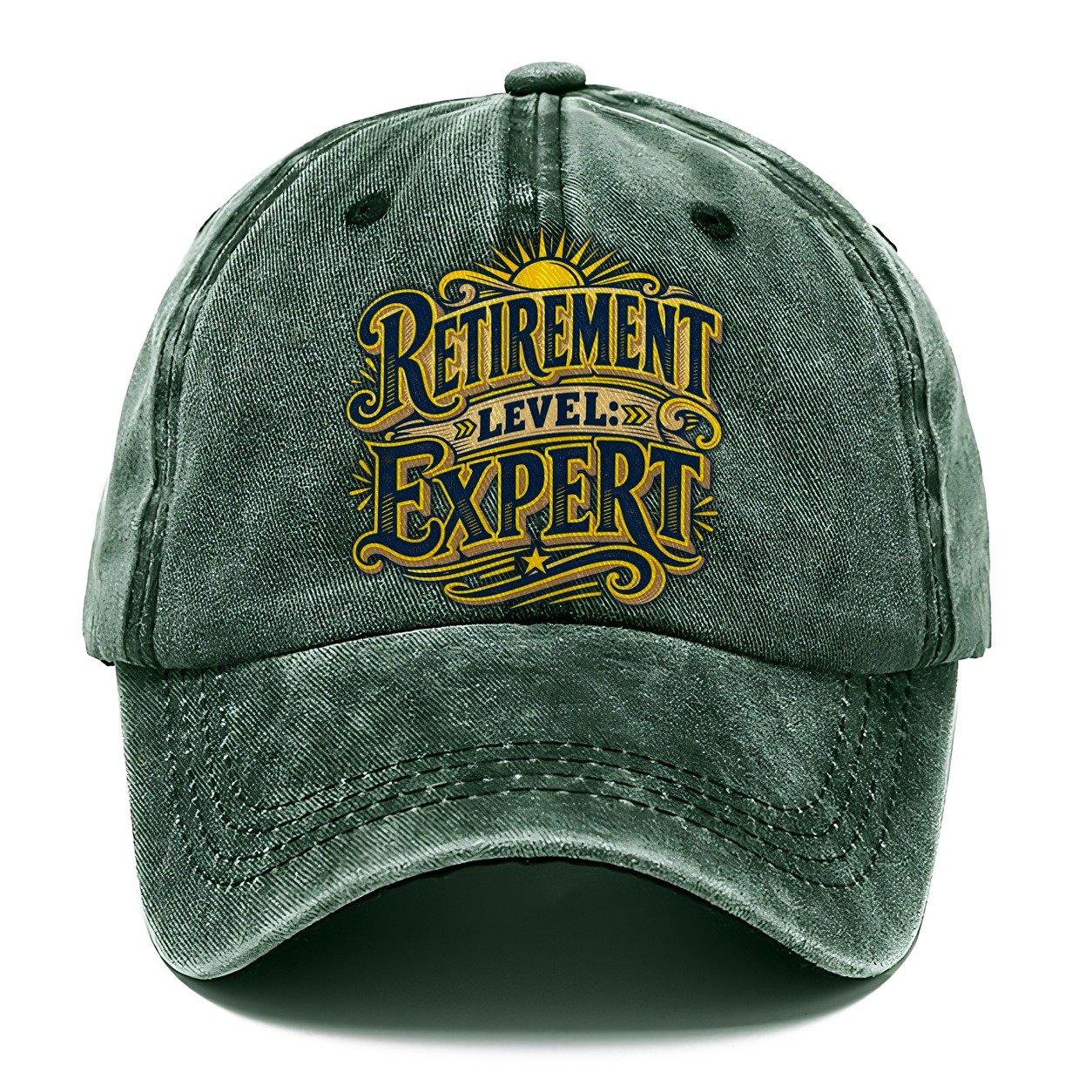 Retirement Level Expert Retired Living Classic Cap – Forest Mist