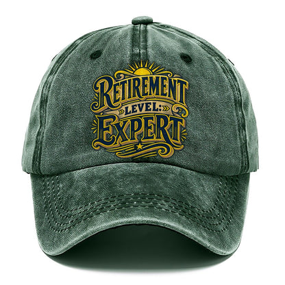 Retirement Level Expert Retired Living Classic Cap – Forest Mist