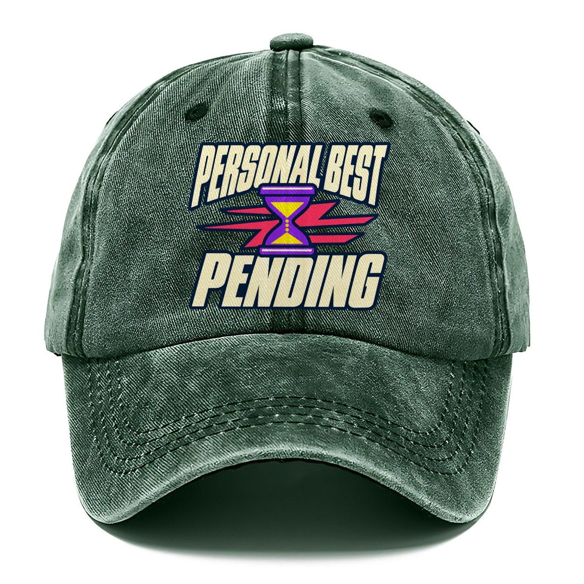 Personal Best Pending 90S Running Clubs Classic Cap – Forest Mist