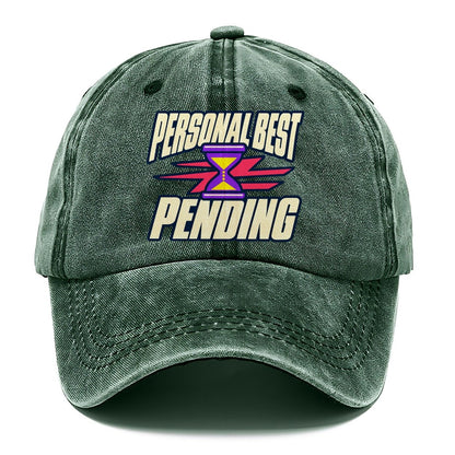 Personal Best Pending 90S Running Clubs Classic Cap – Forest Mist