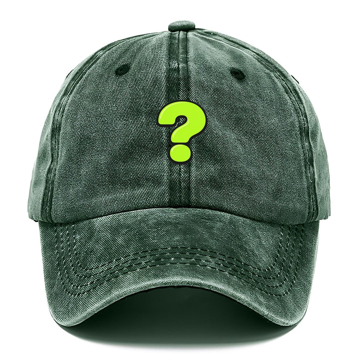 Neon Mystery Mark Classic Cap – Forest Mist