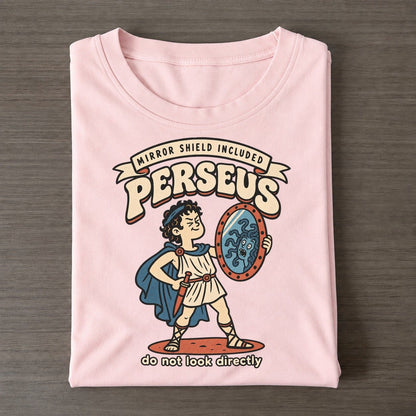 Perseus Olympus Gift Shop Classic T-shirt – Pink