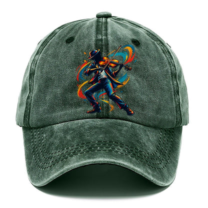 Violin Icon Music Instruments Classic Cap – Forest Mist