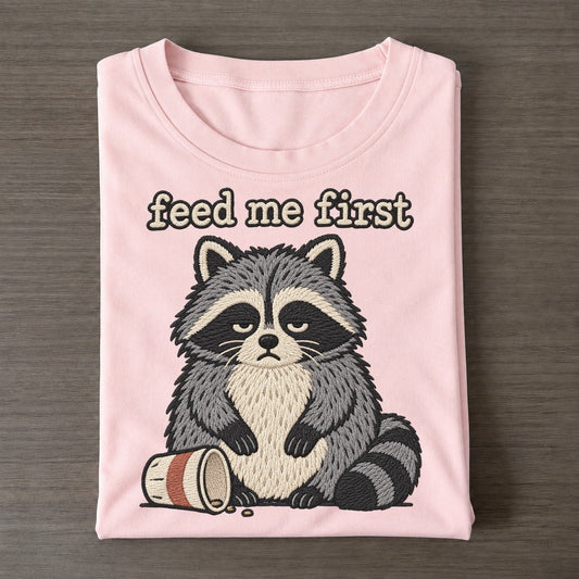 Feed Me First Strongly Worded Classic T-shirt – Pink