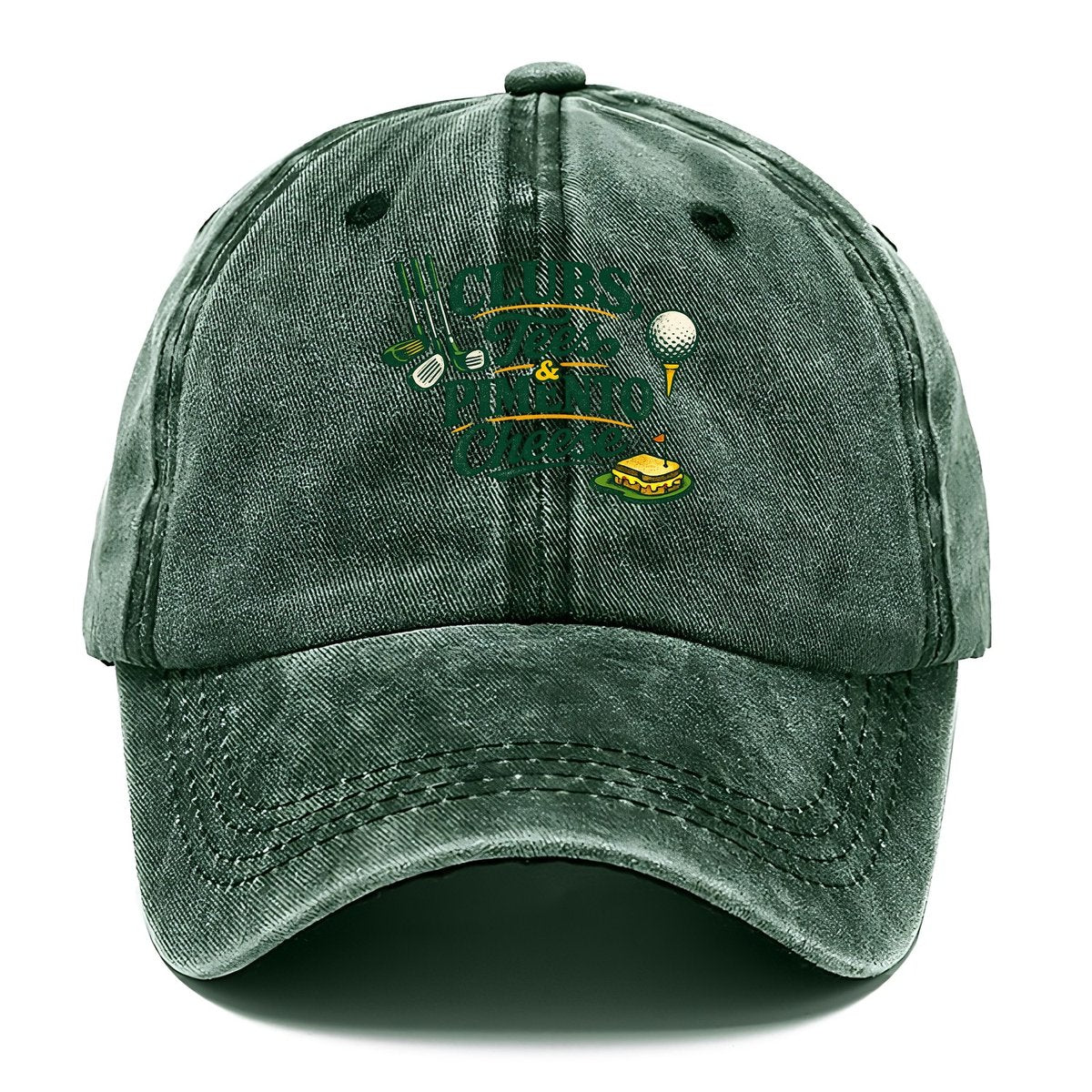 Clubs Tees Pimento Cheese Classic Cap – Forest Mist