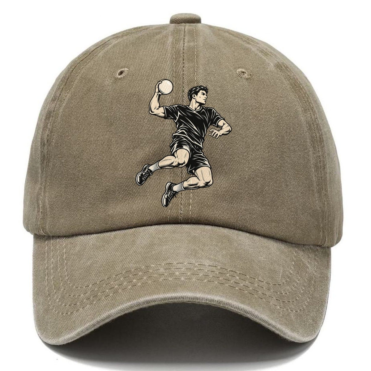 Handball Jump Shot Global Sports Ink Figures Classic Cap – Warm Sand