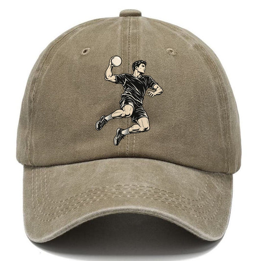 Handball Jump Shot Global Sports Ink Figures Classic Cap – Warm Sand