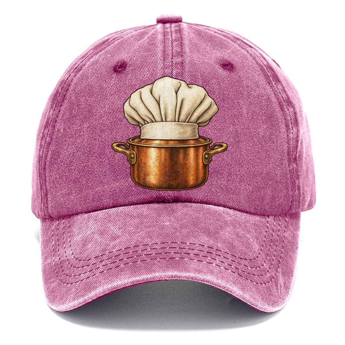 Chef Hat Stock Pot Fan Favorites Classic Cap – Dusty Rose