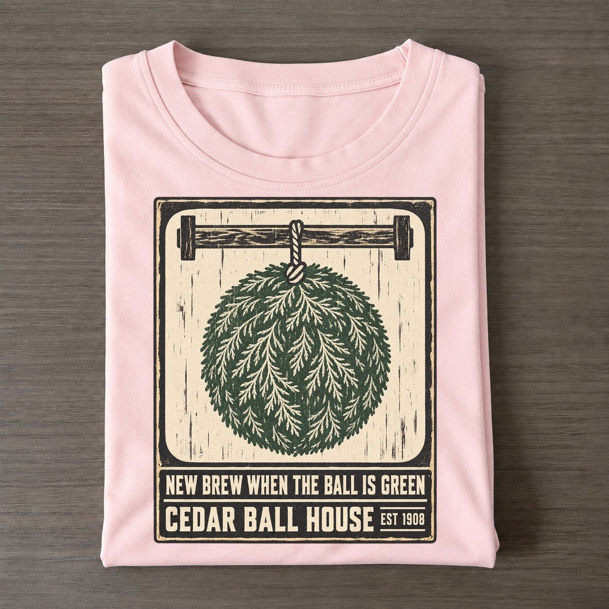 Cedar Ball House Izakaya Rules Classic T-shirt – Pink