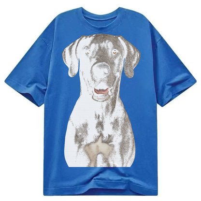 Great Dane Gentle Giant Noble Heart Classic T-shirt – Blue