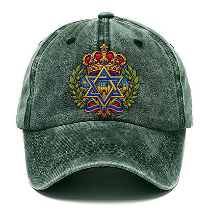 Crown Of David Jerusalem Classic Cap – Forest Mist