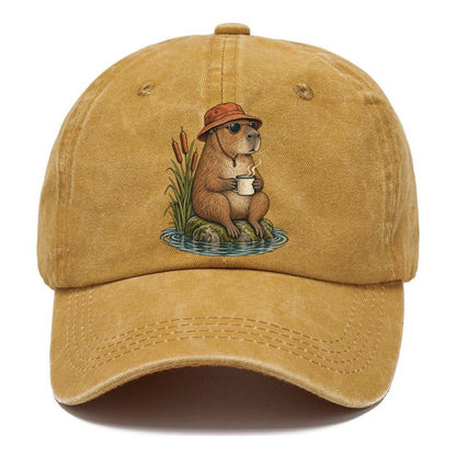 Capybara Soak Slow Camp Club Classic Cap – Golden Harvest
