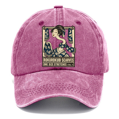 Rokurokubi Scarves Yokai Night Market Classic Cap – Dusty Rose