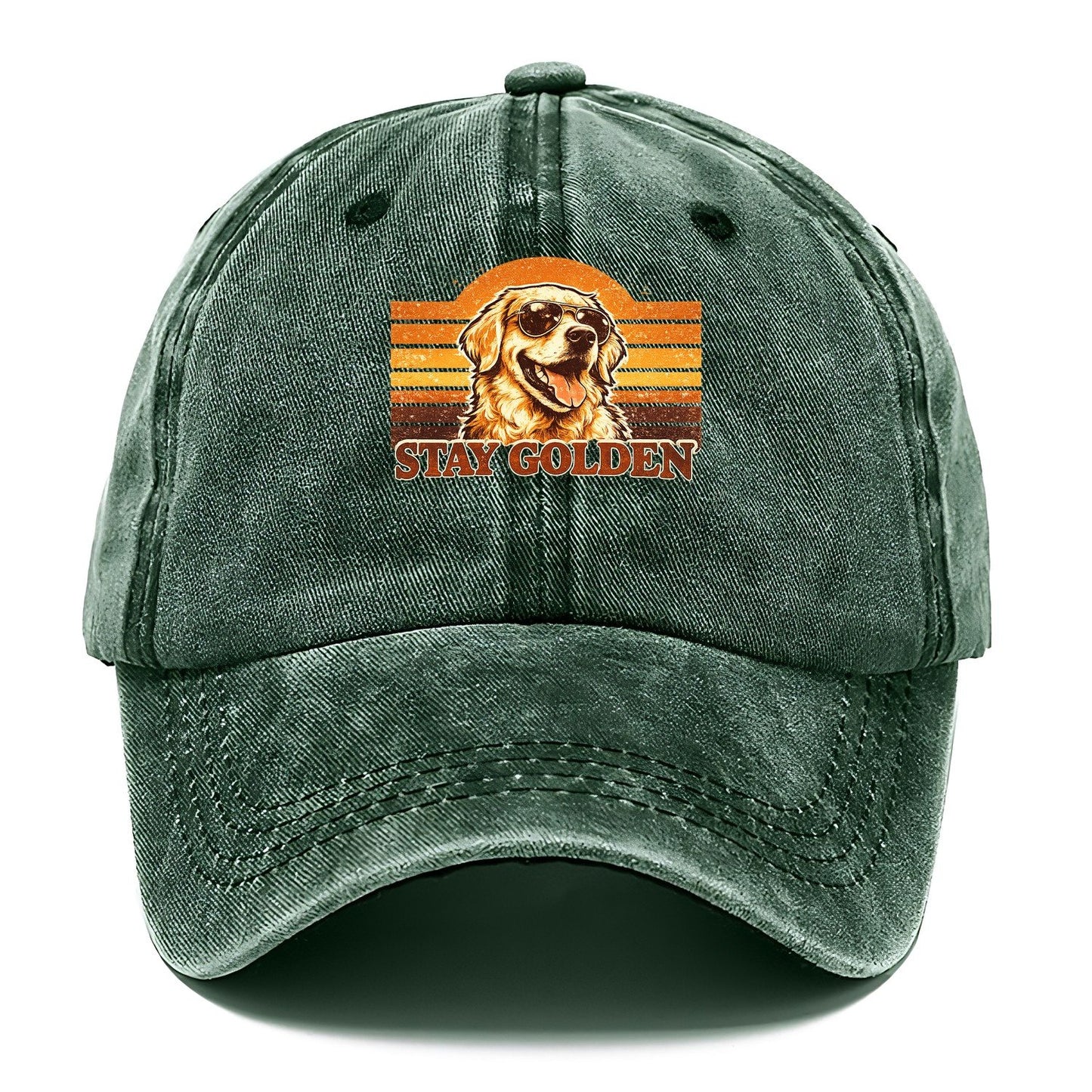 Stay Golden Retriever Classic Cap – Forest Mist