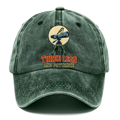 Three Legs And Patience Birdwatching Classic Cap – Forest Mist