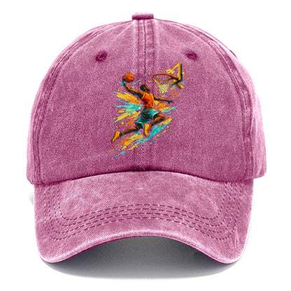 Basketball Dunk Silhouette Classic Cap – Dusty Rose