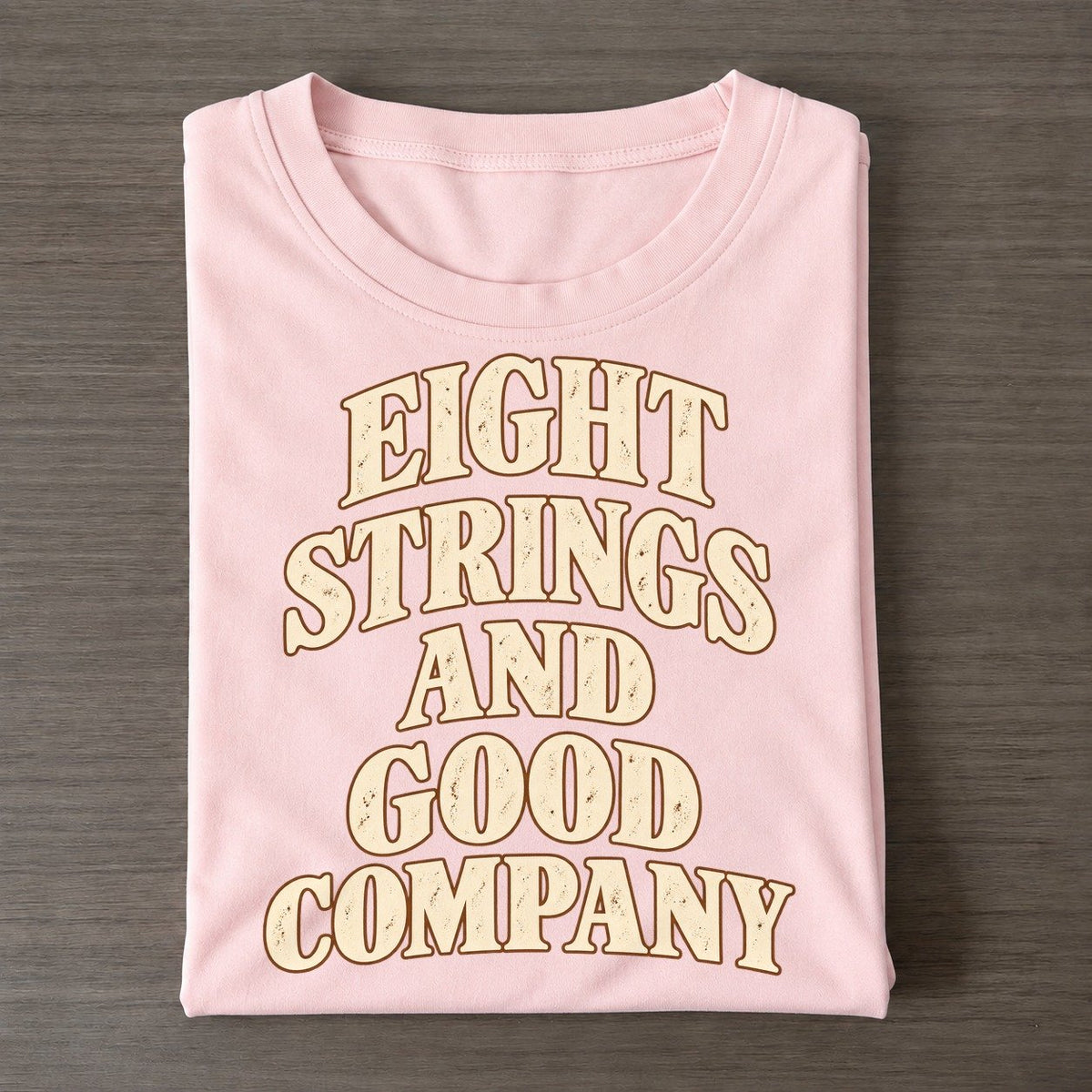 Eight Strings And Good Company Pastimes Companions Classic T-shirt – Pink