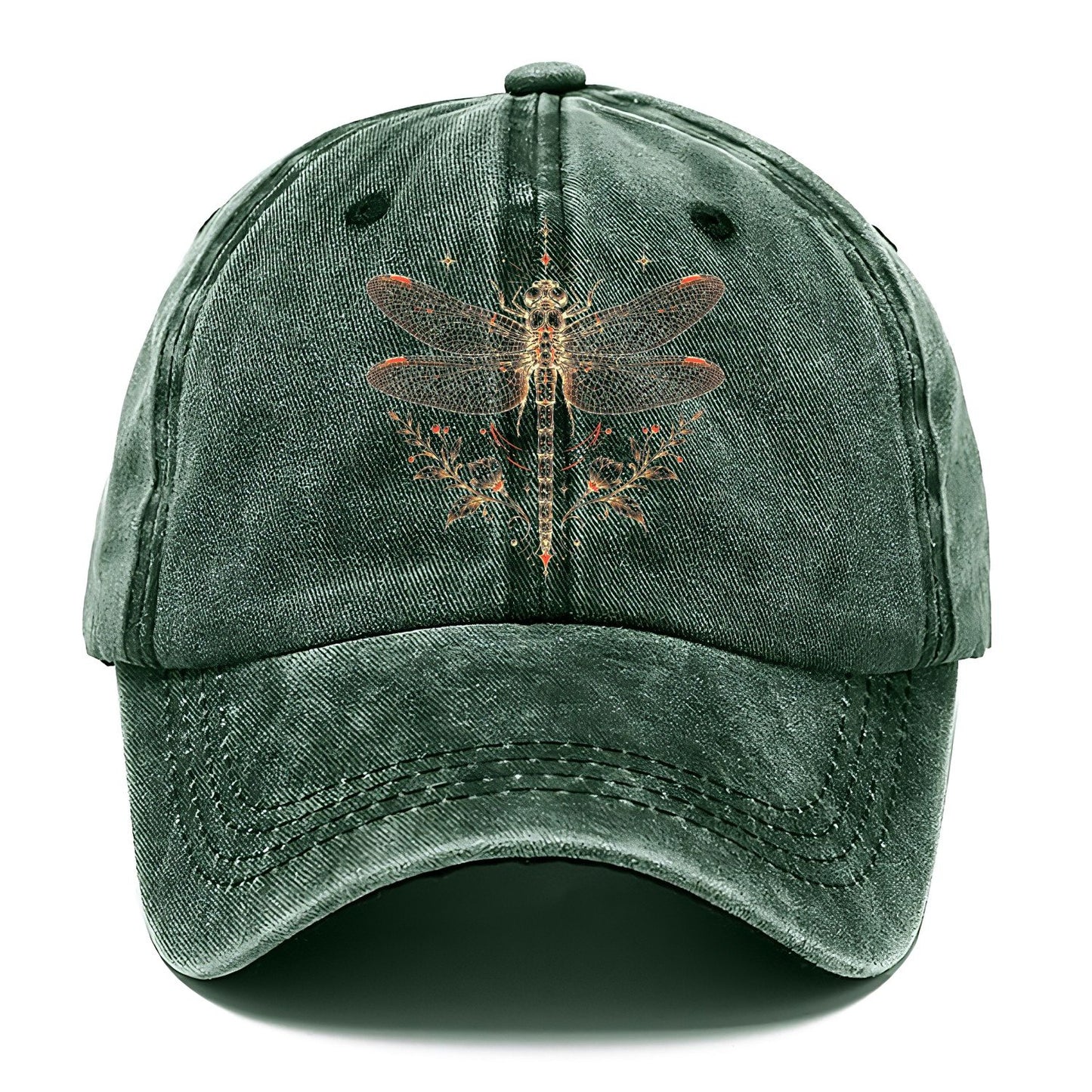 White Dragonfly Classic Cap – Forest Mist