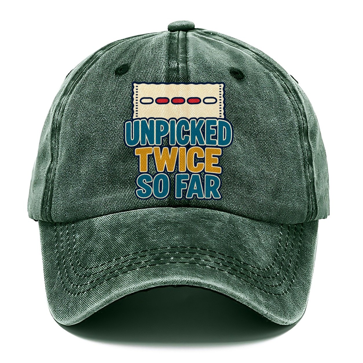 Unpicked Twice So Far And Needlework Classic Cap – Forest Mist