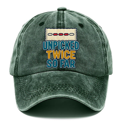 Unpicked Twice So Far And Needlework Classic Cap – Forest Mist
