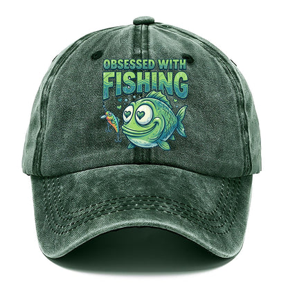 Obsessed With Fishing Classic Cap – Forest Mist