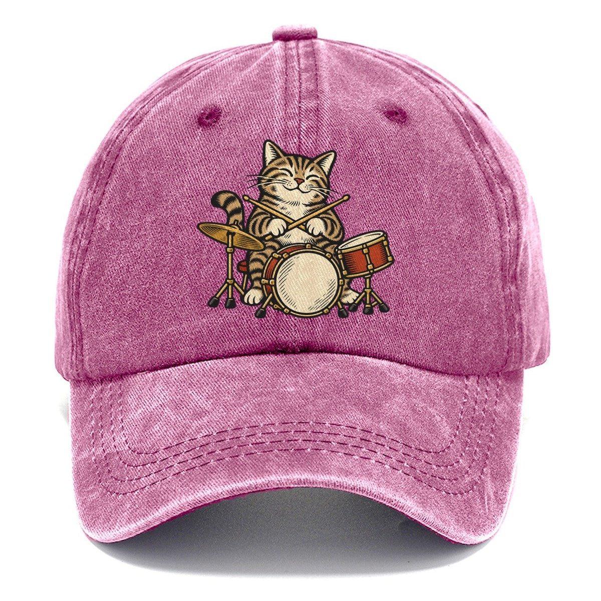 Tabby Jazz Drummer Sundown Familiars Classic Cap – Dusty Rose