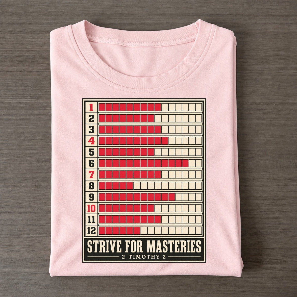 Strive For Masteries Pit Board Parables Classic T-shirt – Pink