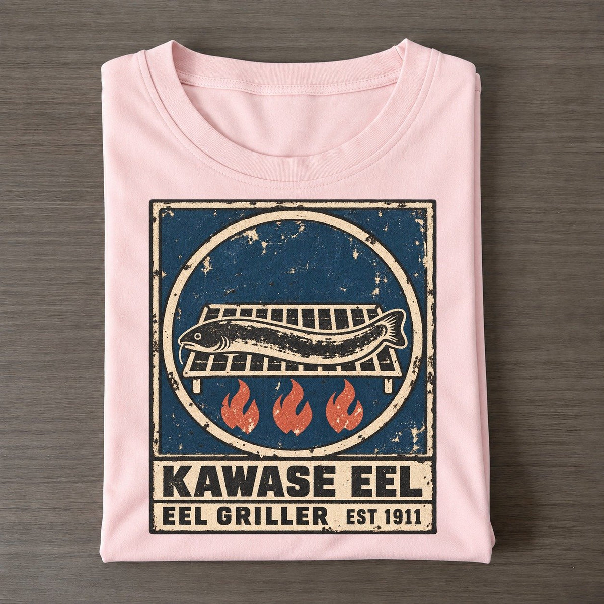 Kawase Eel Grill Noren Trade Co Classic T-shirt – Pink