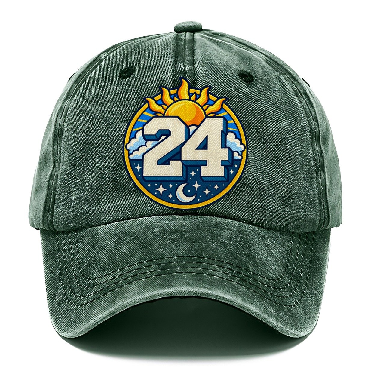 All Day Every Hour Number Club Classic Cap – Forest Mist